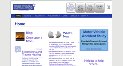 Desktop Screenshot of childtrauma.com