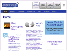 Tablet Screenshot of childtrauma.com